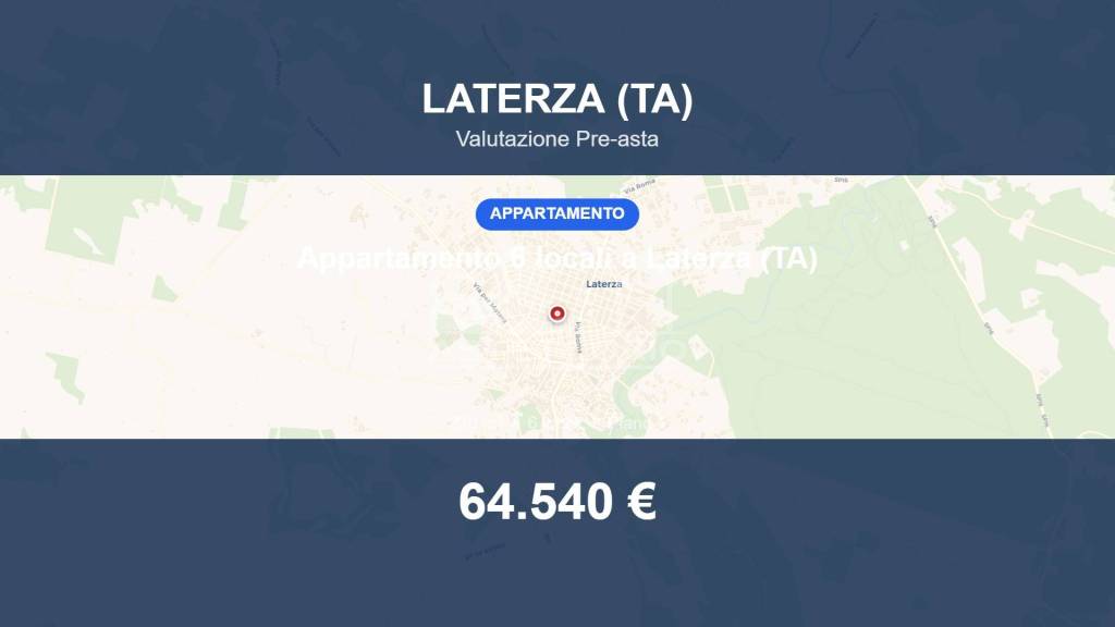 appartamento in vendita a Laterza