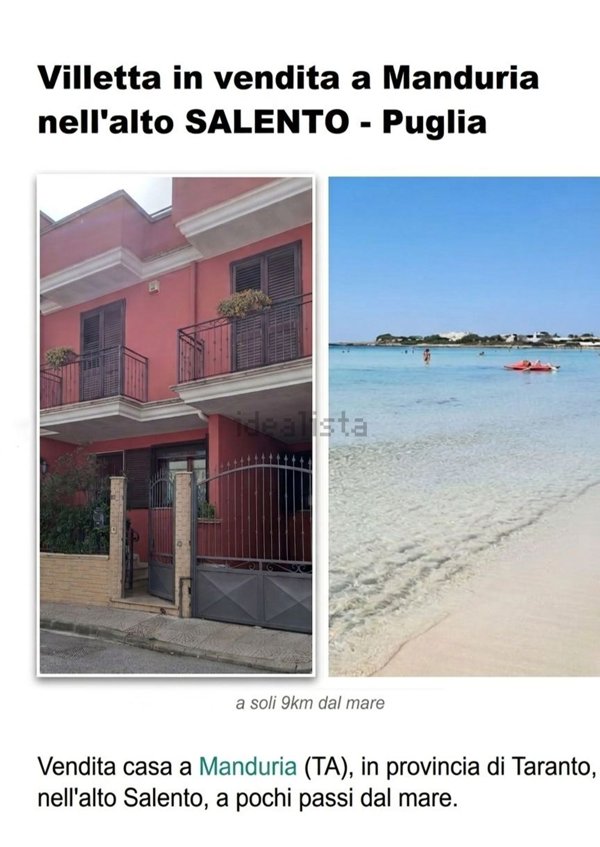 casa indipendente in vendita a Manduria