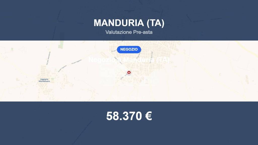 negozio in vendita a Manduria
