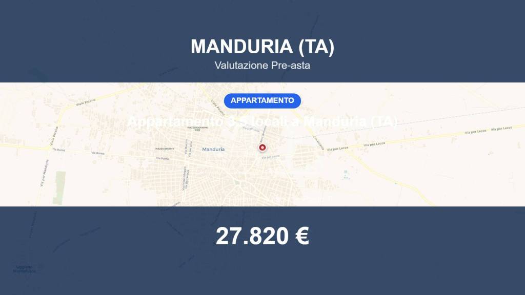 appartamento in vendita a Manduria
