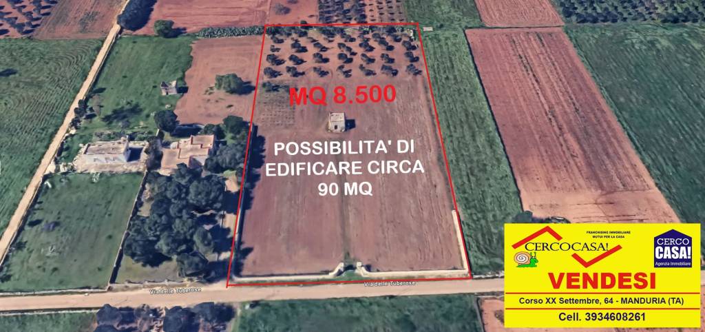 terreno agricolo in vendita a Manduria in zona San Pietro in Bevagna