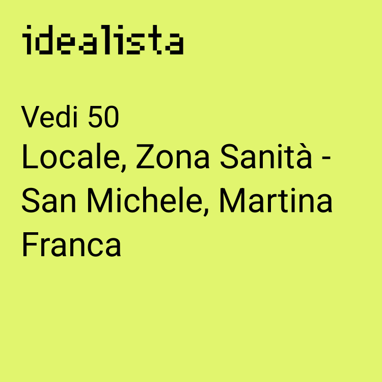 locale commerciale in vendita a Martina Franca