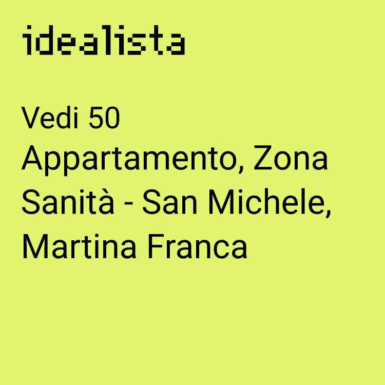 appartamento in vendita a Martina Franca