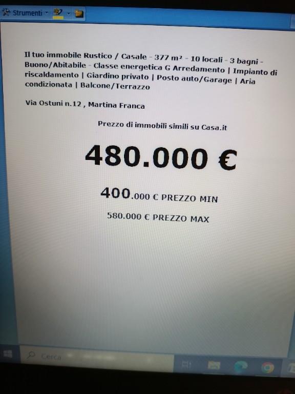 casa indipendente in vendita a Martina Franca