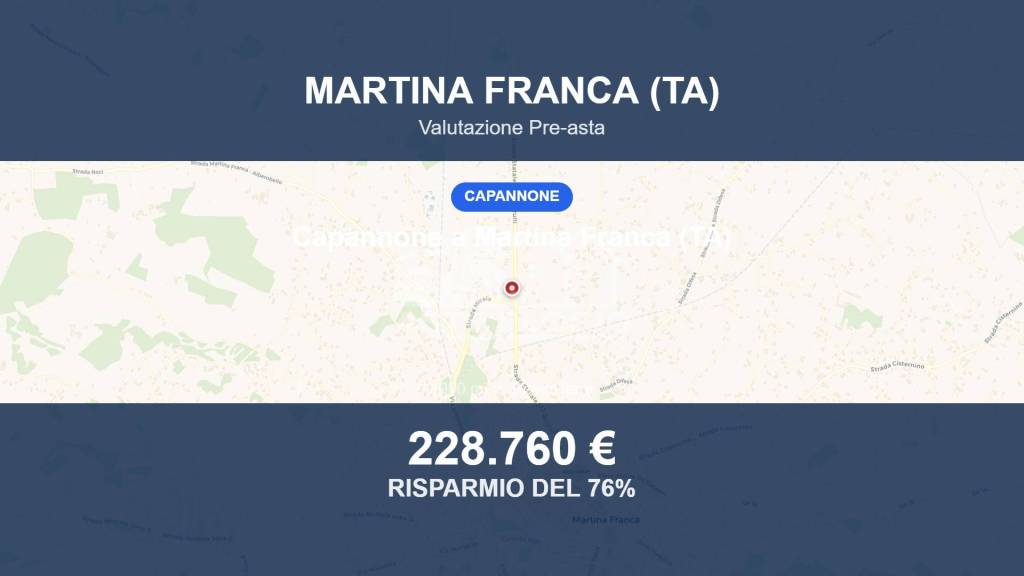 locale commerciale in vendita a Martina Franca