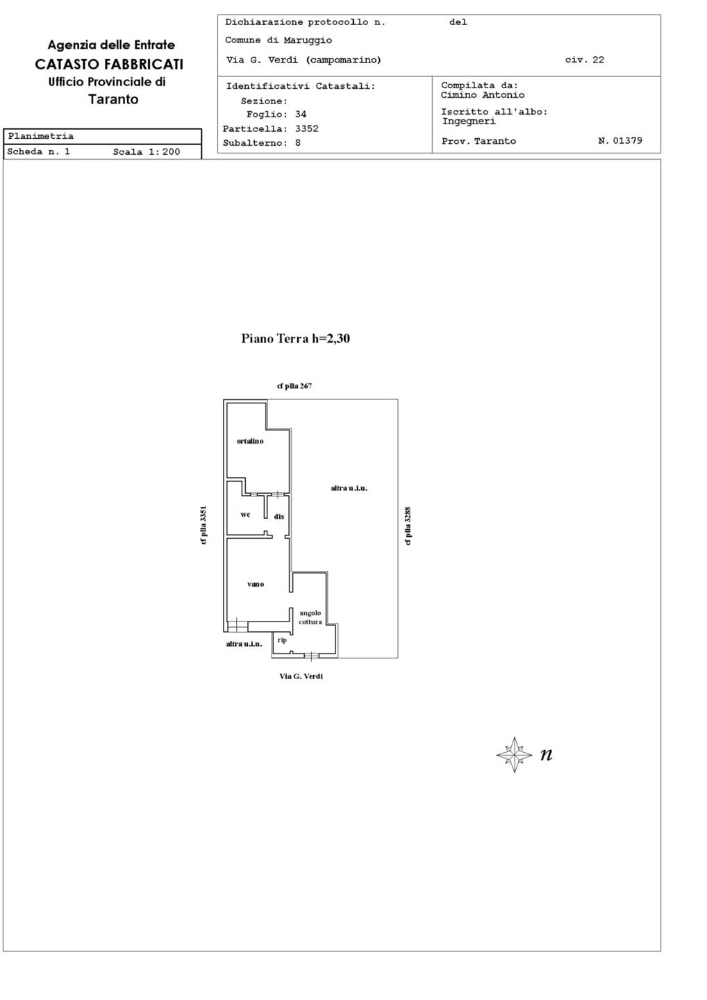 appartamento in vendita a Maruggio