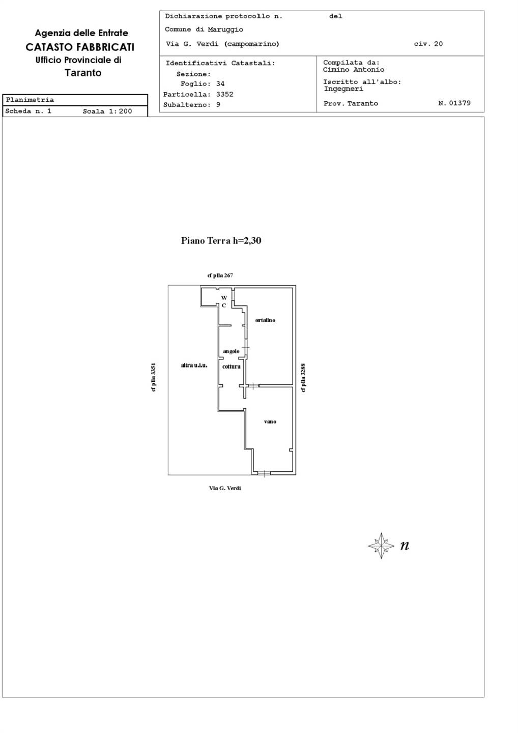 appartamento in vendita a Maruggio