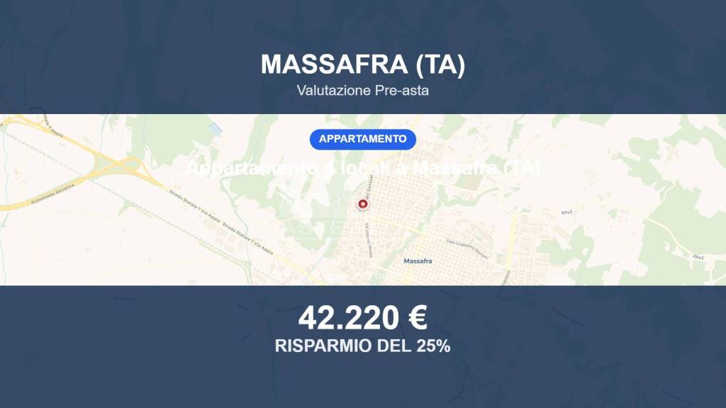 appartamento in vendita a Massafra
