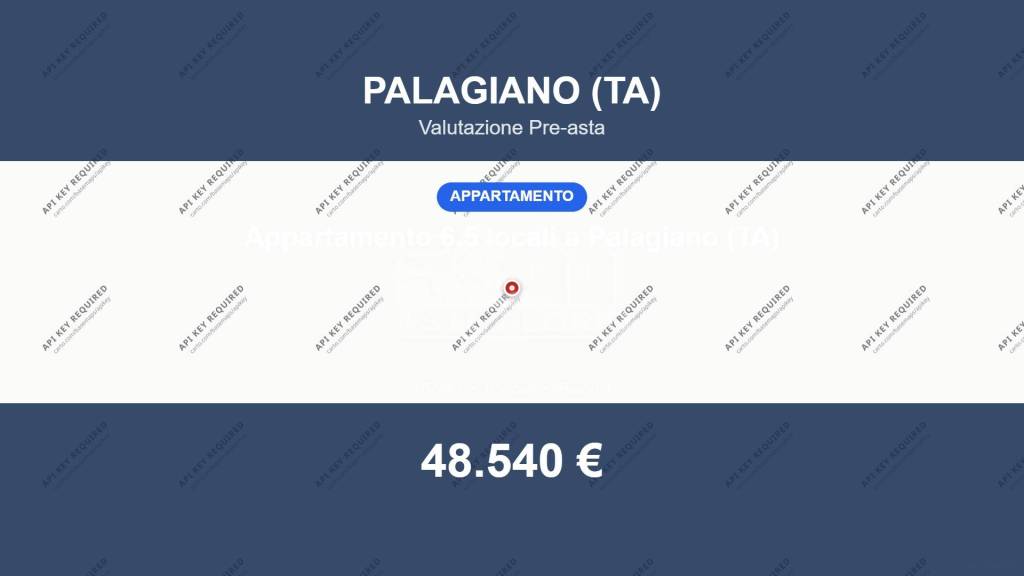 appartamento in vendita a Palagiano