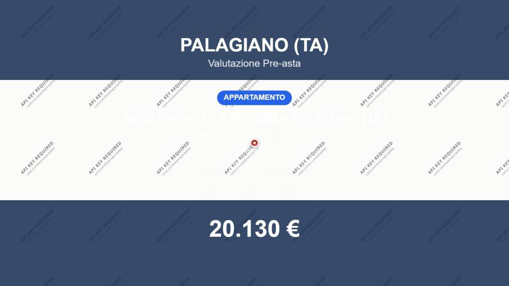 appartamento in vendita a Palagiano