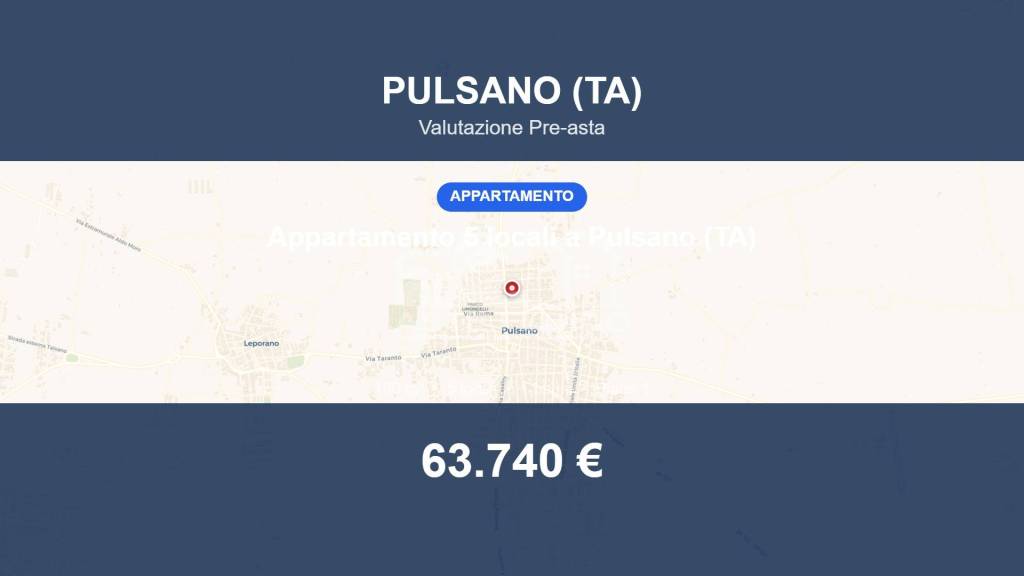 appartamento in vendita a Pulsano