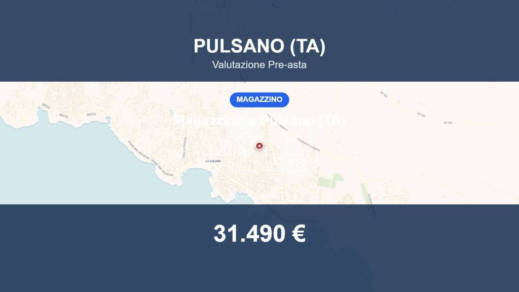 locale di sgombero in vendita a Pulsano
