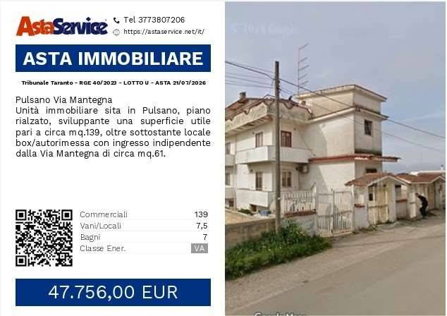 casa indipendente in vendita a Pulsano