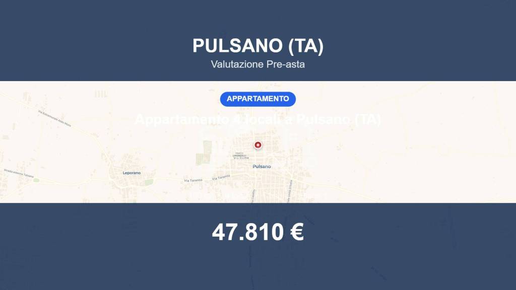 appartamento in vendita a Pulsano
