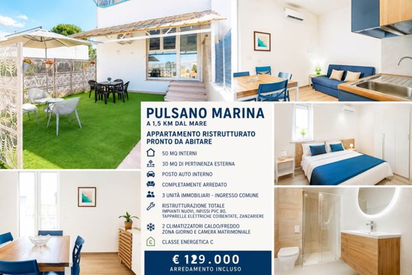 appartamento in vendita a Pulsano in zona Marina di Pulsano
