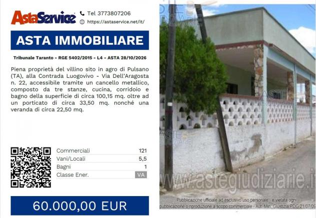 casa indipendente in vendita a Pulsano