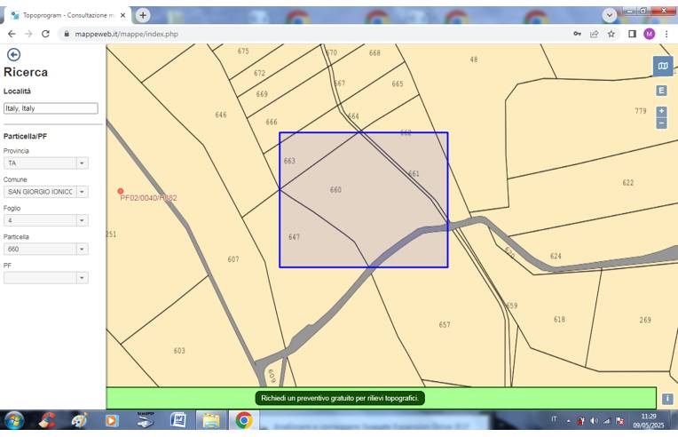 terreno agricolo in vendita a San Giorgio Ionico