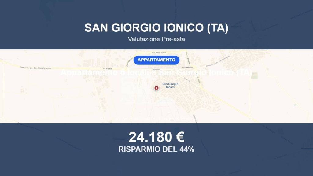 appartamento in vendita a San Giorgio Ionico