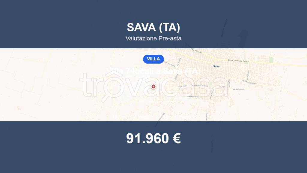 casa indipendente in vendita a Sava