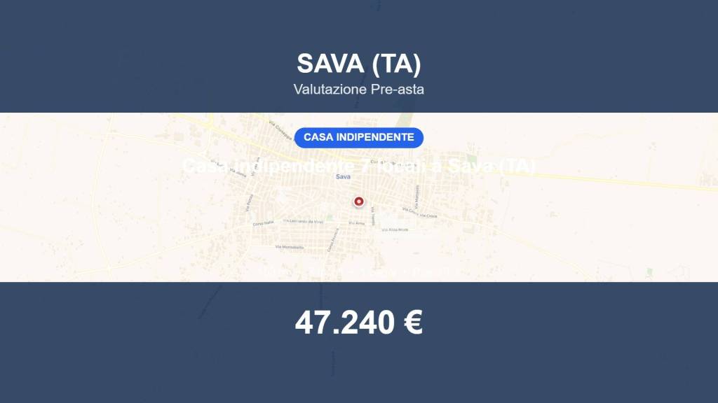 casa indipendente in vendita a Sava