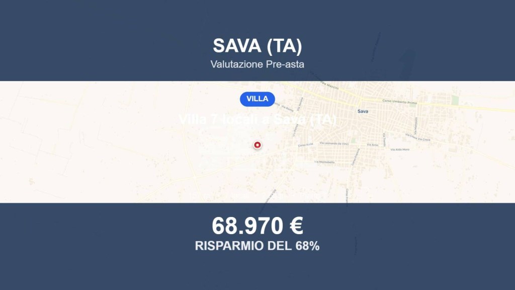 casa indipendente in vendita a Sava