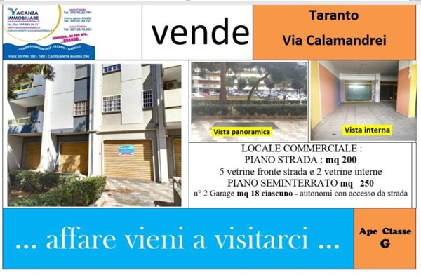 negozio in vendita a Taranto in zona Solito-Corvisea