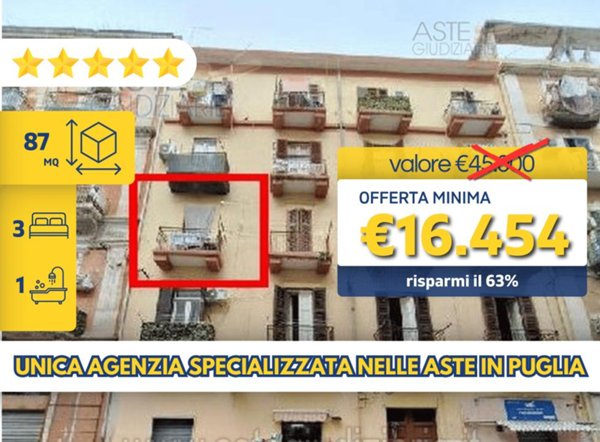 appartamento in vendita a Taranto in zona Borgo