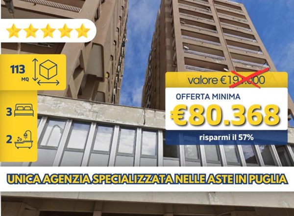 appartamento in vendita a Taranto