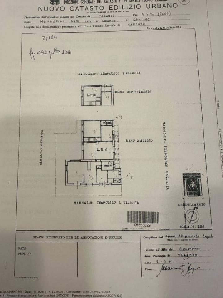 casa indipendente in vendita a Taranto in zona Solito-Corvisea