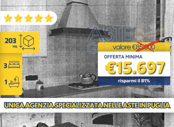 appartamento in vendita a Taranto in zona Tamburi-Croce