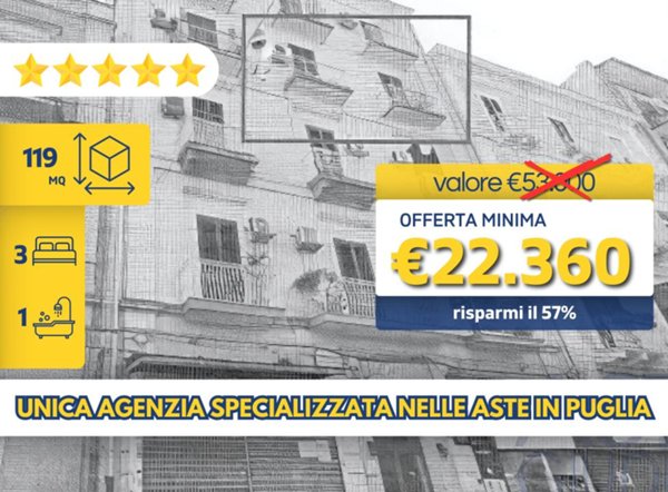 appartamento in vendita a Taranto in zona Borgo