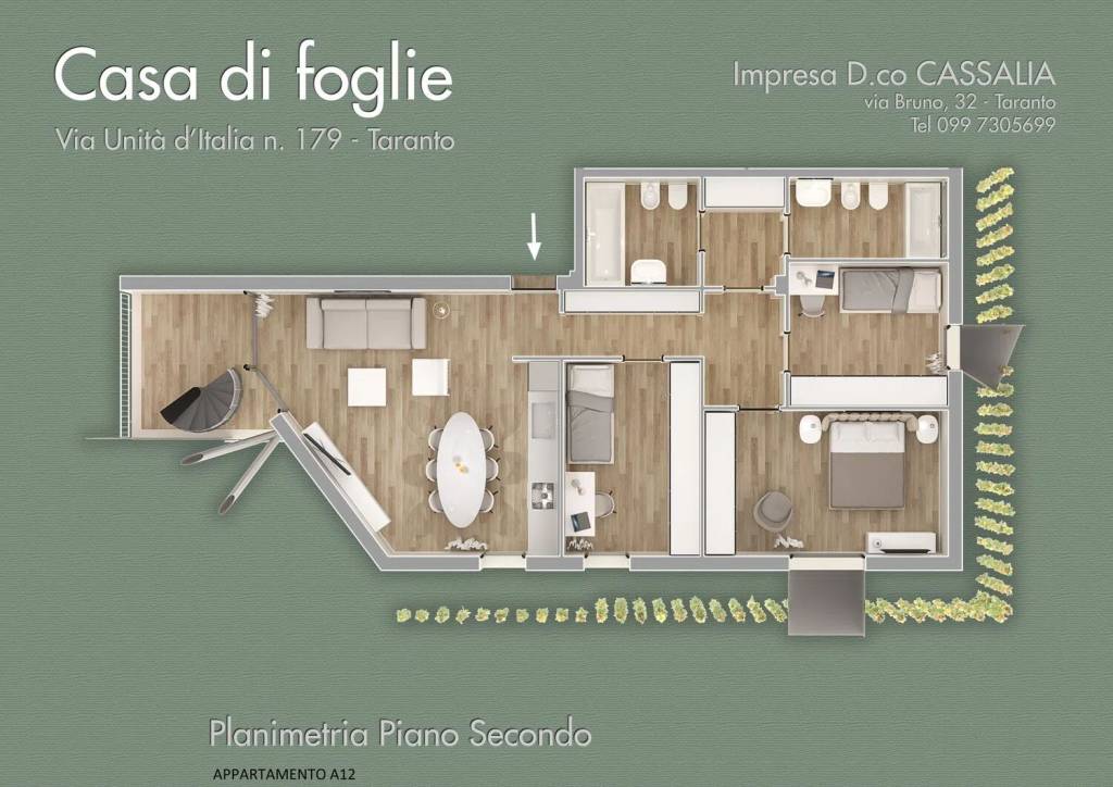 appartamento in vendita a Taranto