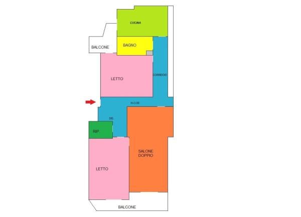 appartamento in vendita a Taranto in zona Tre Carrare-Battisti