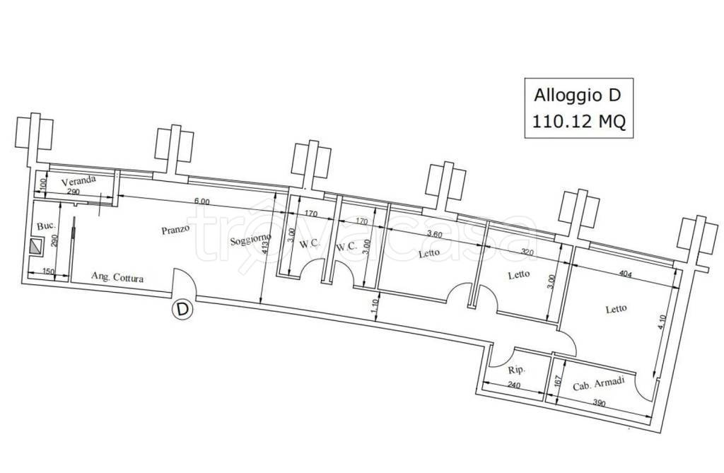 appartamento in vendita a Taranto in zona Tre Carrare-Battisti
