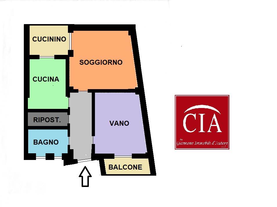 appartamento in vendita a Taranto in zona Tre Carrare-Battisti