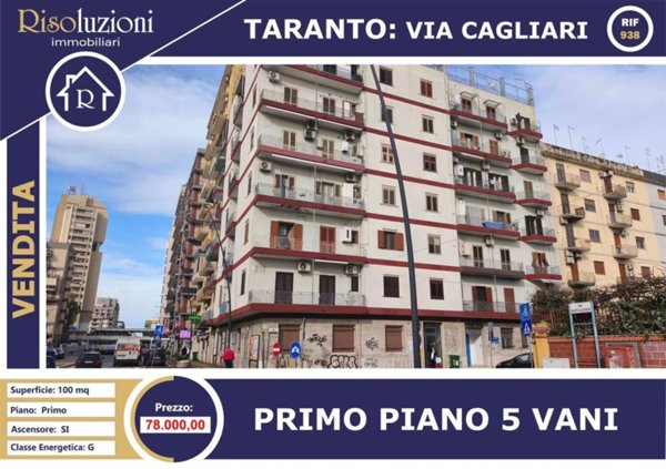 appartamento in vendita a Taranto in zona Tre Carrare-Battisti