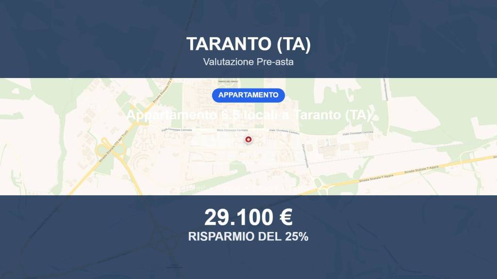 appartamento in vendita a Taranto in zona Paolo VI
