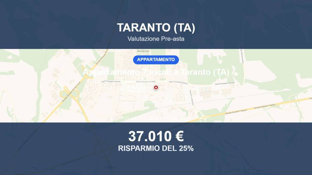appartamento in vendita a Taranto in zona Tamburi-Croce