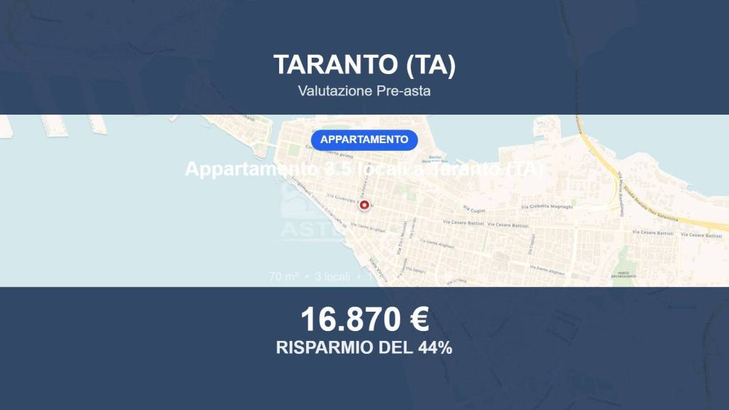 appartamento in vendita a Taranto in zona Borgo