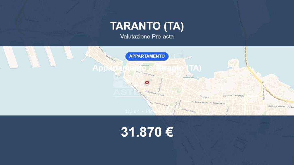 appartamento in vendita a Taranto in zona Borgo