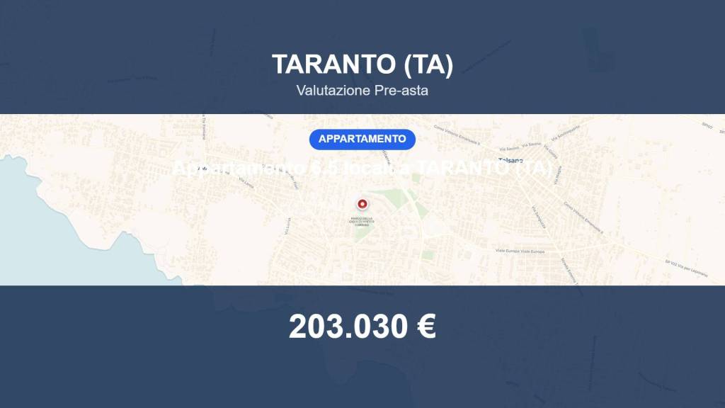 appartamento in vendita a Taranto in zona San Donato