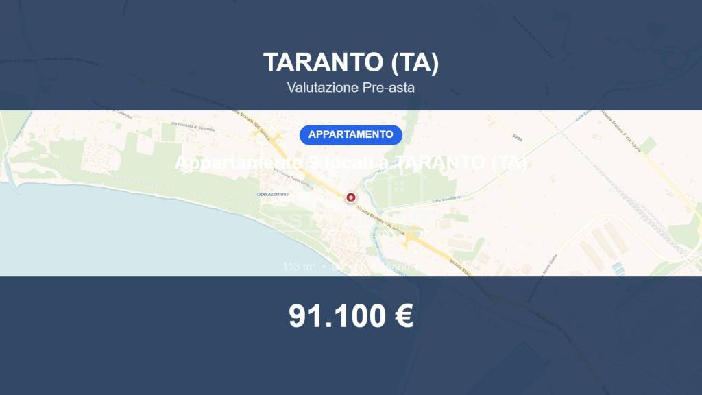 appartamento in vendita a Taranto in zona Solito-Corvisea