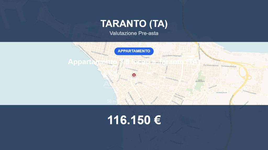 appartamento in vendita a Taranto in zona Tre Carrare-Battisti