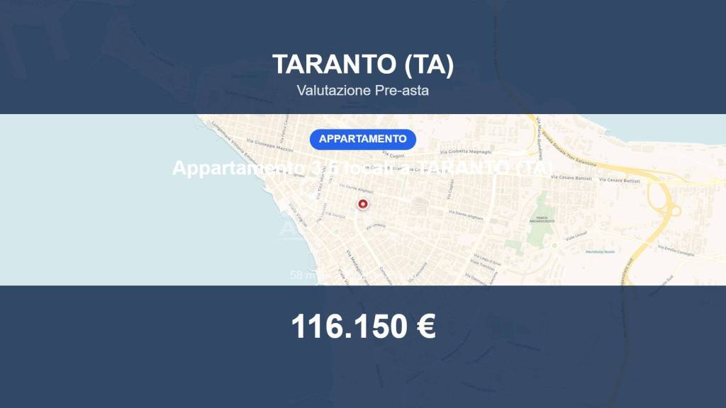 appartamento in vendita a Taranto in zona Tre Carrare-Battisti
