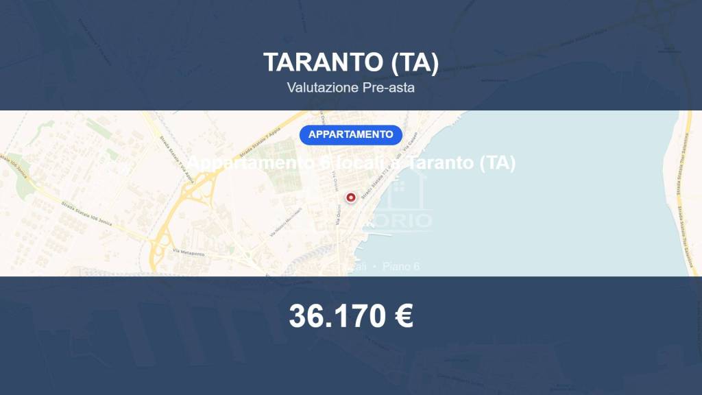appartamento in vendita a Taranto in zona Tamburi-Croce