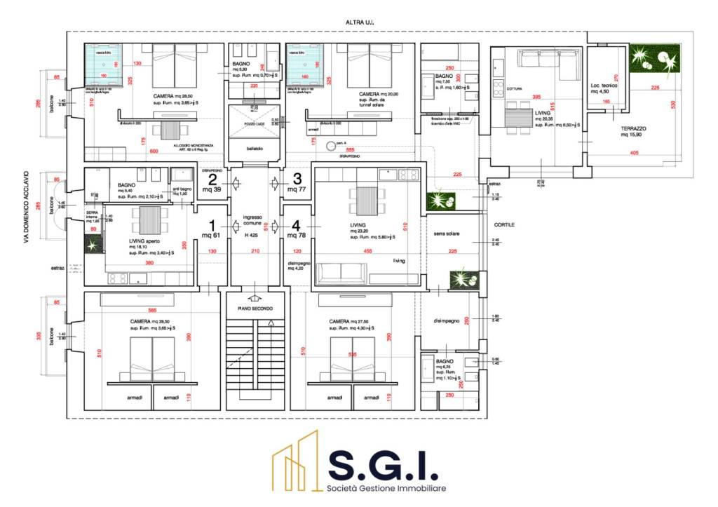 appartamento in vendita a Taranto in zona Borgo