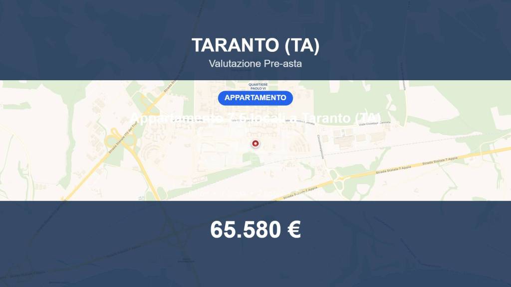 appartamento in vendita a Taranto in zona Paolo VI