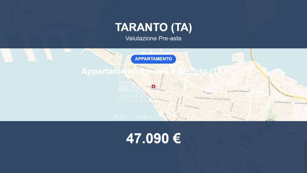 appartamento in vendita a Taranto in zona Borgo Antico