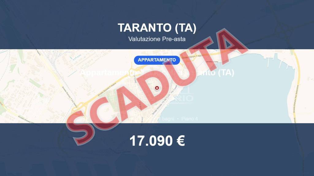 appartamento in vendita a Taranto in zona Tamburi-Croce