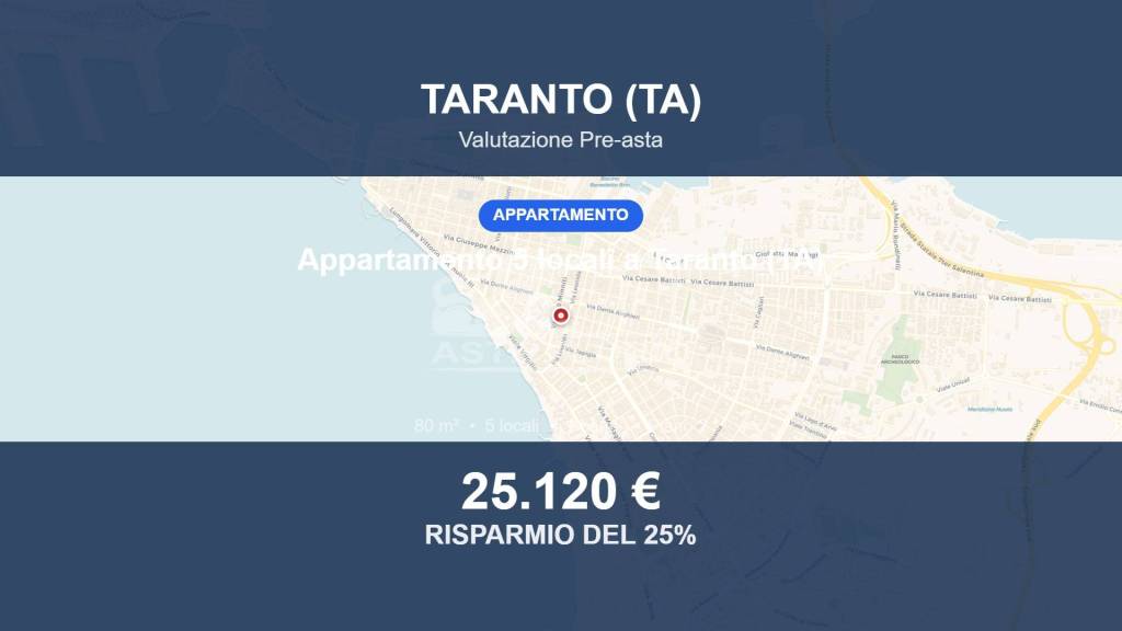 appartamento in vendita a Taranto in zona Borgo Antico